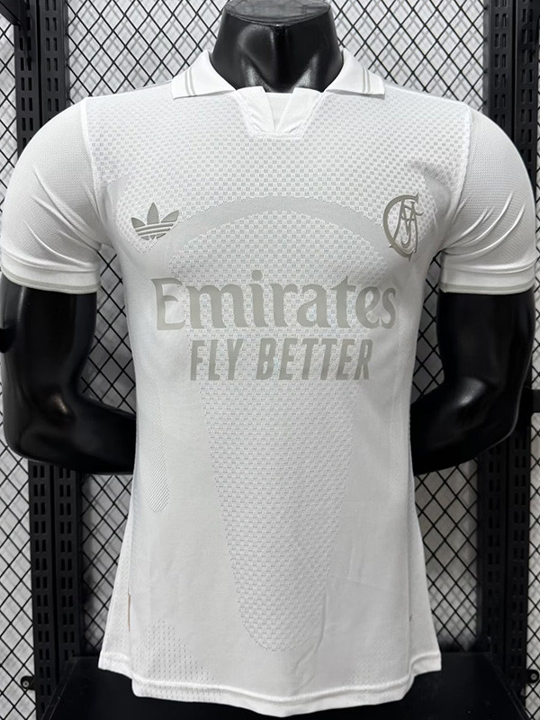 25-26 RMA White 125th Anniversary Player Version Soccer Jersey