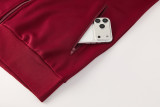 26-27 Roma Brown Red Jacket Tracksuit #01