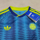 26-27 Colombia Away Kids Soccer Jersey