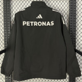2026 F1 Mercedes Black Racing Windbreaker
