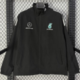 2026 F1 Mercedes Black Racing Windbreaker