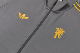 26-27 Man Utd Gray Jacket Tracksuit