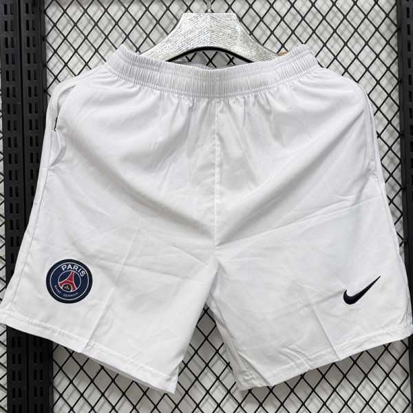 D338 PSG White Casual Short Pants