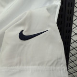 D338 PSG White Casual Short Pants