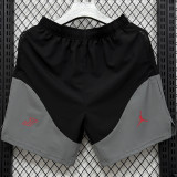 D338 PSG Black gray Casual Short Pants