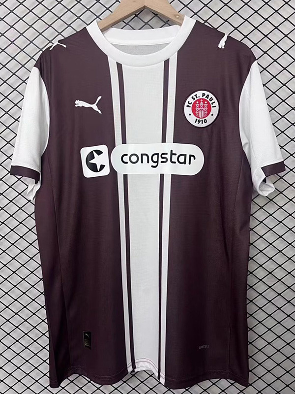 25-26 ST PAULI Special Edition Fans Soccer Jersey