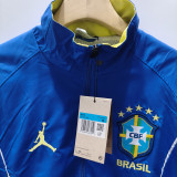 26-27 Brazil Jordan Blue Windbreaker