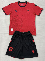26-27 Albania Home Kids Soccer Jersey