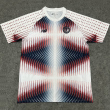 26-27 Toluca White Blue Red Training shirts
