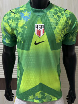 26-27 USA Green Goalkeeper Player Version Soccer Jersey