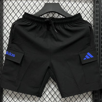 A2635 AD Black Casual Short Pants
