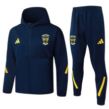 25-26 Boca Juniors Royal blue Hoodie Jacket Tracksuit #F632