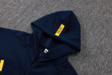 25-26 Boca Juniors Royal blue Hoodie Jacket Tracksuit #F632