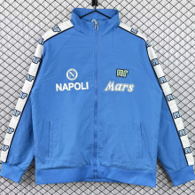 1988-1989 Napoli Mars Blue Retro Windbreaker