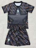 26-27 France Grey Goalkeeper Kids Soccer Jersey
