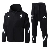 25-26 JUV Black Hoodie Jacket Tracksuit #F640