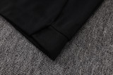 25-26 Ajax Black Hoodie Jacket Tracksuit #F639