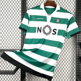 2018-2019 Sporting Lisbon Home Retro Soccer Jersey