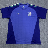 26-27 Mexico Purple Blue Fans Goalkeeper Soccer Jersey