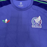 26-27 Mexico Purple Blue Fans Goalkeeper Soccer Jersey
