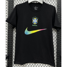 T296 Brazil Black High Quality Casual T-Shirt