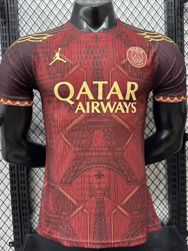 25-26 PSG Brown Special Edition Player Version Training shirts (D)