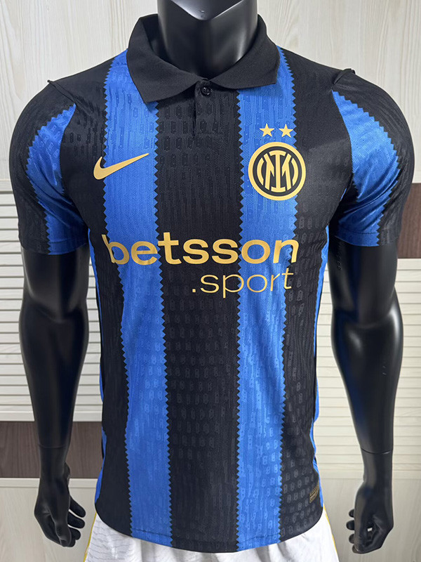 26-27 INT Blue Black Player Version Soccer Jersey