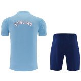 26-27 England Light blue Training Short Suit