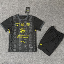 25-26 Ittihad Club Black Kids Soccer Jersey