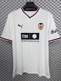 26-27 Valencia White Fans Soccer Jersey
