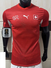 26-27 Switzerland Home Player Version Soccer Jersey (Right-Arm Patch)