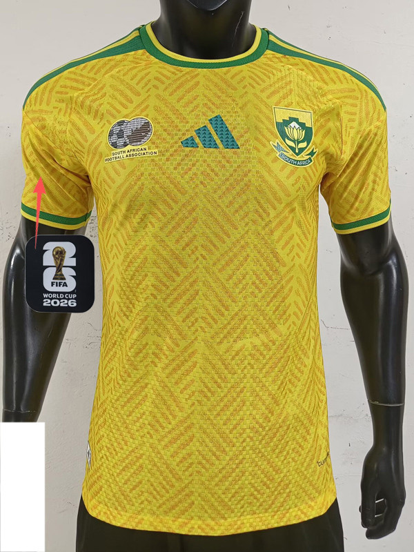 26-27 South Africa Home Player Version Soccer Jersey (Right-Arm Patch)