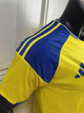 26-27 Sweden Home Player Version Soccer Jersey (Right-Arm Patch)