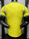 26-27 Brazil Home Player Version Soccer Jersey (Right-Arm Patch)