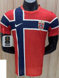 26-27 Norway Home Player Version Soccer Jersey (Right-Arm Patch)