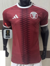 26-27 Qatar Home Player Version Soccer Jersey (Right-Arm Patch)