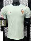 26-27 France Away Player Version Soccer Jersey (Right-Arm Patch)