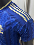 26-27 Sweden Away Player Version Soccer Jersey (Right-Arm Patch)
