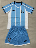 26-27 Honduras Away Kids Soccer Jersey