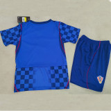 26-27 Croatia Away Kids Soccer Jersey