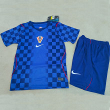 26-27 Croatia Away Kids Soccer Jersey
