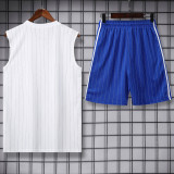 25-26 CHE White Tank top and shorts suit