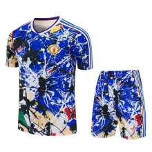 26-27 Man Utd Blue Training Short Suit