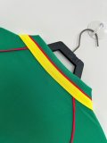 1998 Cameroon Home Retro Soccer Jersey