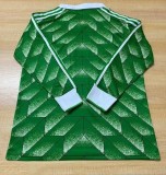 1990 Germany Away Long sleeves Retro Soccer Jersey