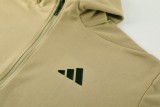 2024 AD Khaki Hoodie Jacket Tracksuit 