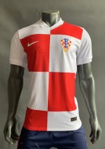 2024 Croatia European Cup Home Player Version Soccer Jersey