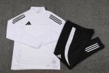 2024 AD White Half Pull Tracksuit 