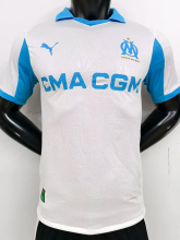 25-26 Marseille Home Player Version Soccer Jersey