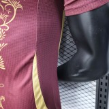 25-26 Algeria Brown Red Player Version Training shirts